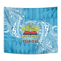 Personalised Tonga Lavengamalie College Tapestry Since 1980 Special Kupesi Pattern LT9 - Polynesian Pride