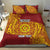 Personalised Tonga Niuatoputapu High School Bedding Set Special Kupesi Pattern