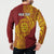 Personalised Tonga Niuatoputapu High School Button Sweatshirt Special Kupesi Pattern