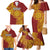 Personalised Tonga Niuatoputapu High School Family Matching Mermaid Dress and Hawaiian Shirt Special Kupesi Pattern