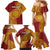 Personalised Tonga Niuatoputapu High School Family Matching Mermaid Dress and Hawaiian Shirt Special Kupesi Pattern