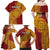 Personalised Tonga Niuatoputapu High School Family Matching Off Shoulder Maxi Dress and Hawaiian Shirt Special Kupesi Pattern