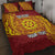 Personalised Tonga Niuatoputapu High School Quilt Bed Set Special Kupesi Pattern