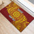 Personalised Tonga Niuatoputapu High School Rubber Doormat Special Kupesi Pattern