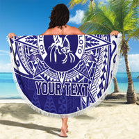 Personalised Tonga Queen Salote College Beach Blanket Kolisi Fefine 1926 Special Kupesi Pattern LT9 - Polynesian Pride