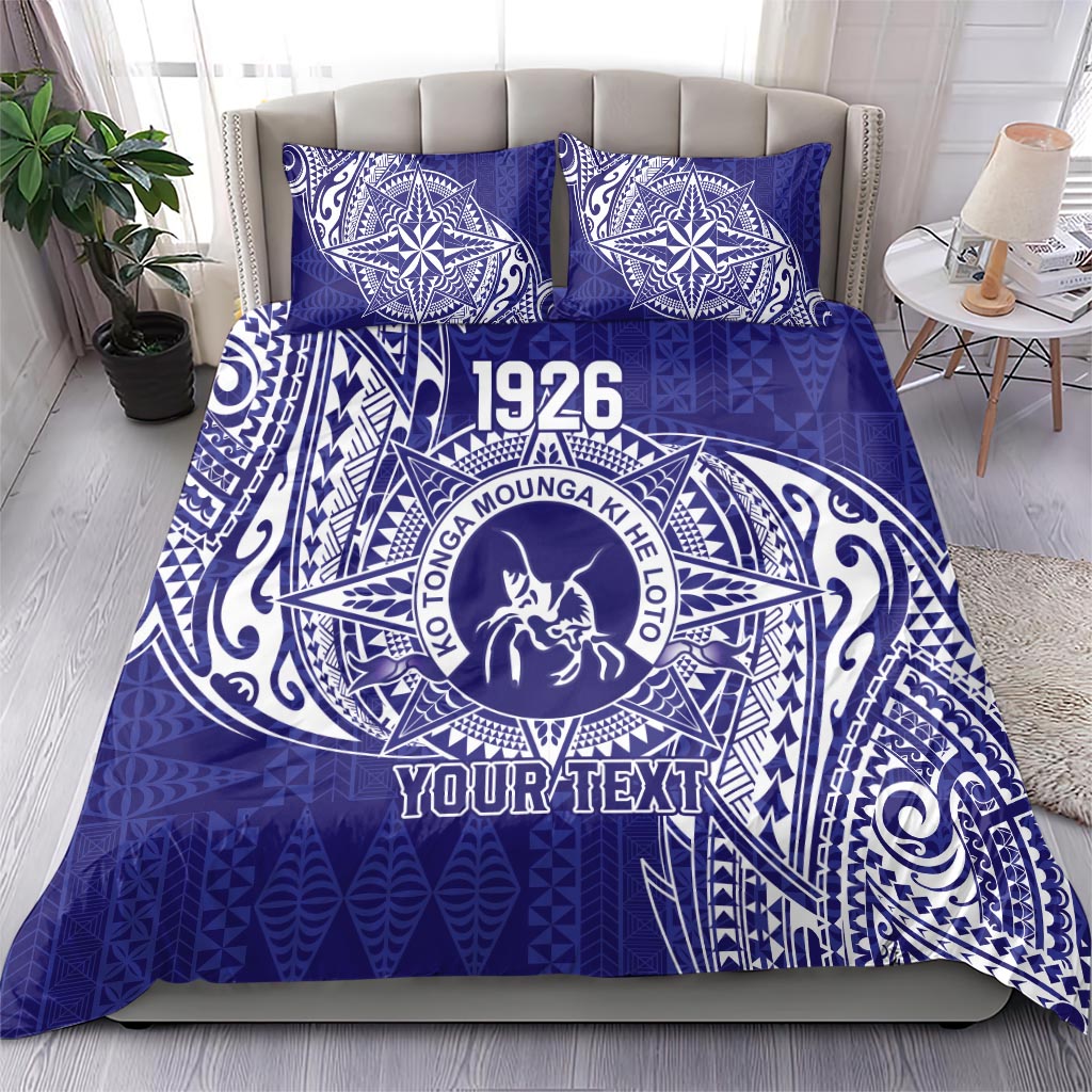 Personalised Tonga Queen Salote College Bedding Set Kolisi Fefine 1926 Special Kupesi Pattern LT9 - Polynesian Pride