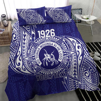 Personalised Tonga Queen Salote College Bedding Set Kolisi Fefine 1926 Special Kupesi Pattern LT9 - Polynesian Pride