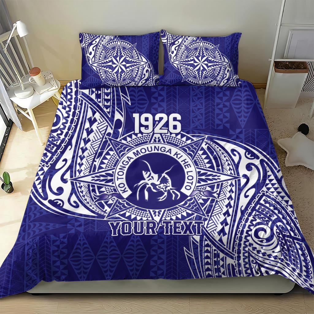 Personalised Tonga Queen Salote College Bedding Set Kolisi Fefine 1926 Special Kupesi Pattern LT9 - Polynesian Pride
