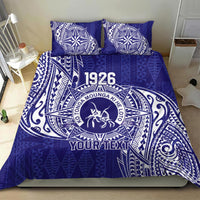 Personalised Tonga Queen Salote College Bedding Set Kolisi Fefine 1926 Special Kupesi Pattern LT9 - Polynesian Pride