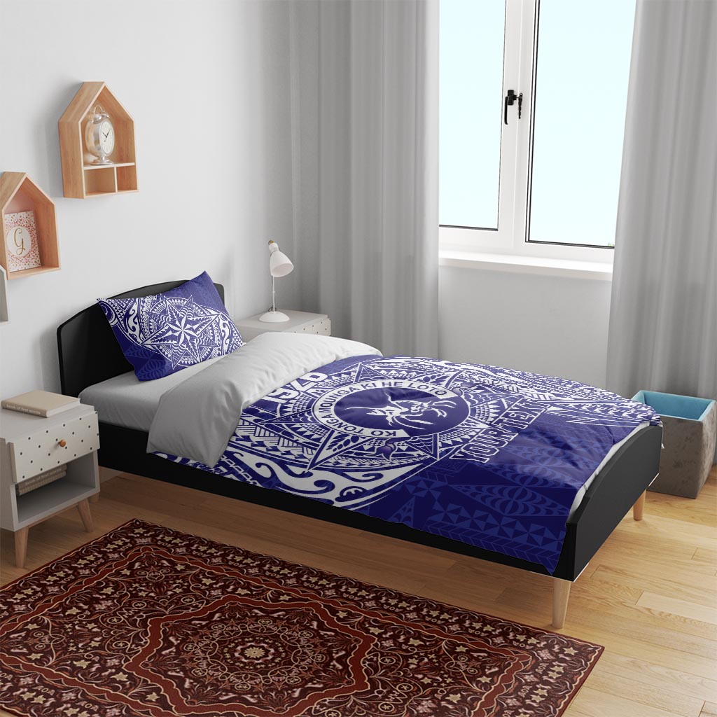 Personalised Tonga Queen Salote College Bedding Set Kolisi Fefine 1926 Special Kupesi Pattern LT9 - Polynesian Pride