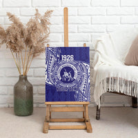 Personalised Tonga Queen Salote College Canvas Wall Art Kolisi Fefine 1926 Special Kupesi Pattern LT9 - Polynesian Pride