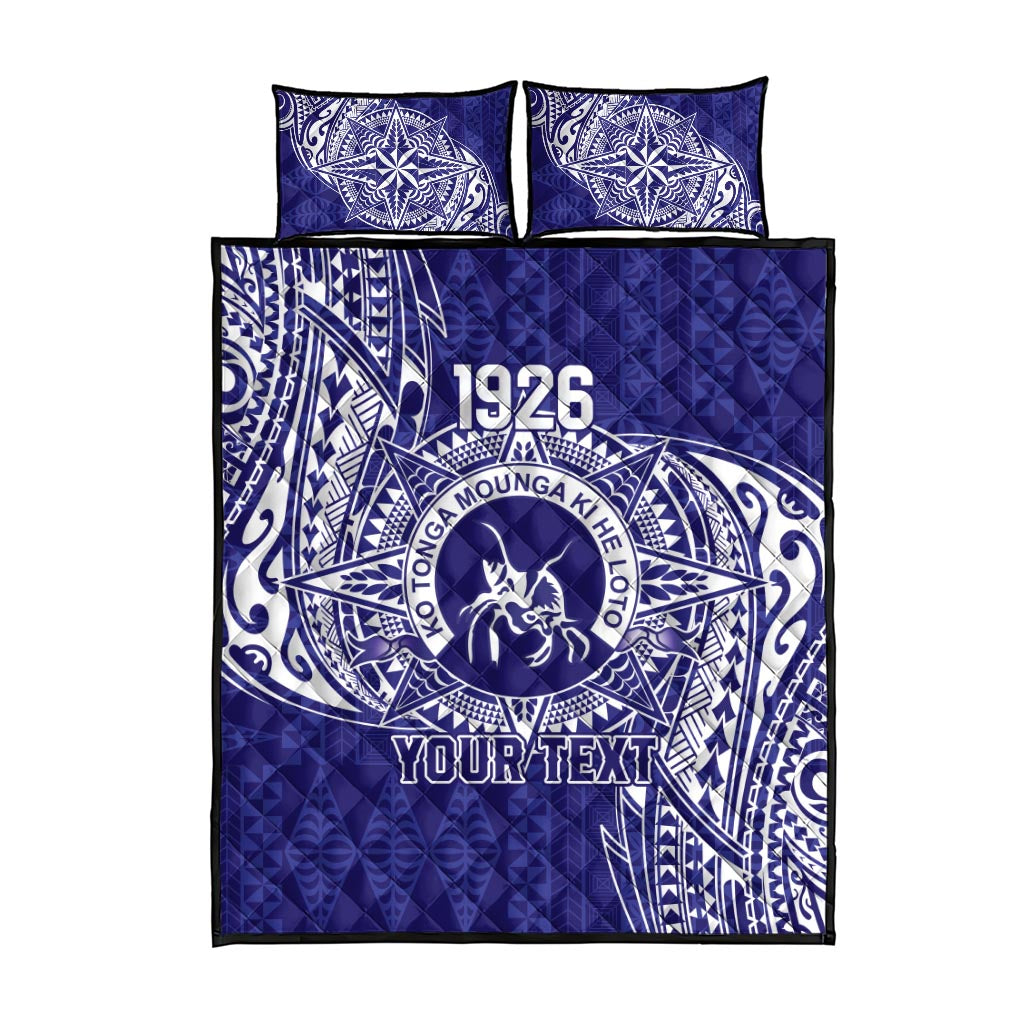 Personalised Tonga Queen Salote College Quilt Bed Set Kolisi Fefine 1926 Special Kupesi Pattern LT9 - Polynesian Pride