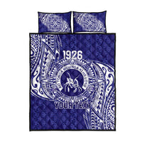 Personalised Tonga Queen Salote College Quilt Bed Set Kolisi Fefine 1926 Special Kupesi Pattern LT9 - Polynesian Pride