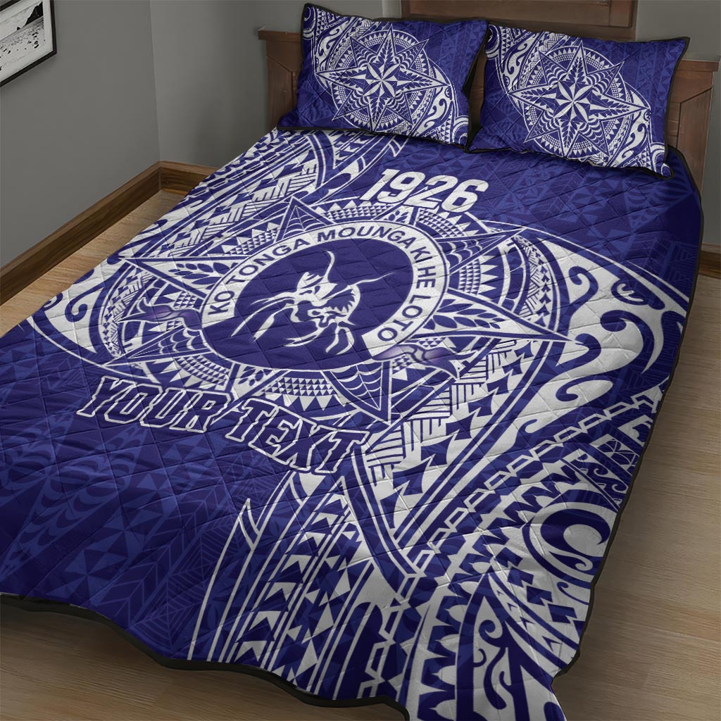 Personalised Tonga Queen Salote College Quilt Bed Set Kolisi Fefine 1926 Special Kupesi Pattern LT9 - Polynesian Pride