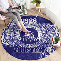 Personalised Tonga Queen Salote College Round Carpet Kolisi Fefine 1926 Special Kupesi Pattern LT9 - Polynesian Pride