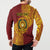 Personalised Tonga Vava'u High School Button Sweatshirt Since 1985 Special Kupesi Pattern