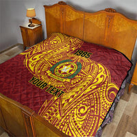 Personalised Tonga Vava'u High School Quilt Since 1985 Special Kupesi Pattern LT9 - Polynesian Pride