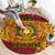 Personalised Tonga Vava'u High School Round Carpet Since 1985 Special Kupesi Pattern