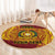 Personalised Tonga Vava'u High School Round Carpet Since 1985 Special Kupesi Pattern