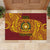 Personalised Tonga Vava'u High School Rubber Doormat Since 1985 Special Kupesi Pattern