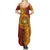 Personalised Tonga Vava'u High School Summer Maxi Dress Since 1985 Special Kupesi Pattern