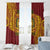 Personalised Tonga Vava'u High School Window Curtain Since 1985 Special Kupesi Pattern