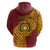 Personalised Tonga Vava'u High School Zip Hoodie Since 1985 Special Kupesi Pattern