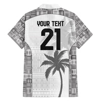 Custom Fiji Rugby Hawaiian Shirt History Champions World Cup 7s - White LT9 - Polynesian Pride