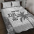 Custom Fiji Rugby Quilt Bed Set History Champions World Cup 7s - White