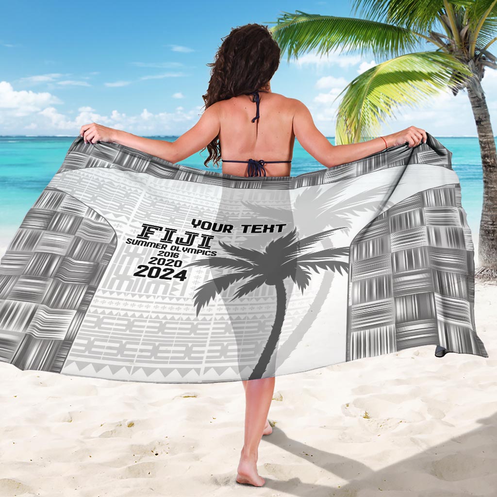 Custom Fiji Rugby Sarong History Champions World Cup 7s - White LT9 - Polynesian Pride