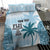 Custom Fiji Rugby Bedding Set History Champions World Cup 7s - Bllue