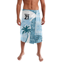 Custom Fiji Rugby Lavalava History Champions World Cup 7s - Bllue LT9 Blue - Polynesian Pride