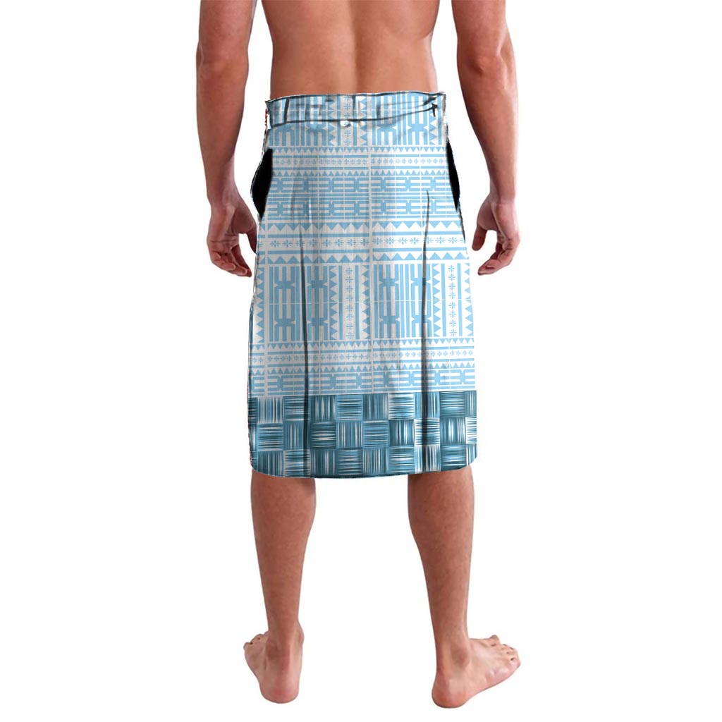 Custom Fiji Rugby Lavalava History Champions World Cup 7s - Bllue LT9 - Polynesian Pride