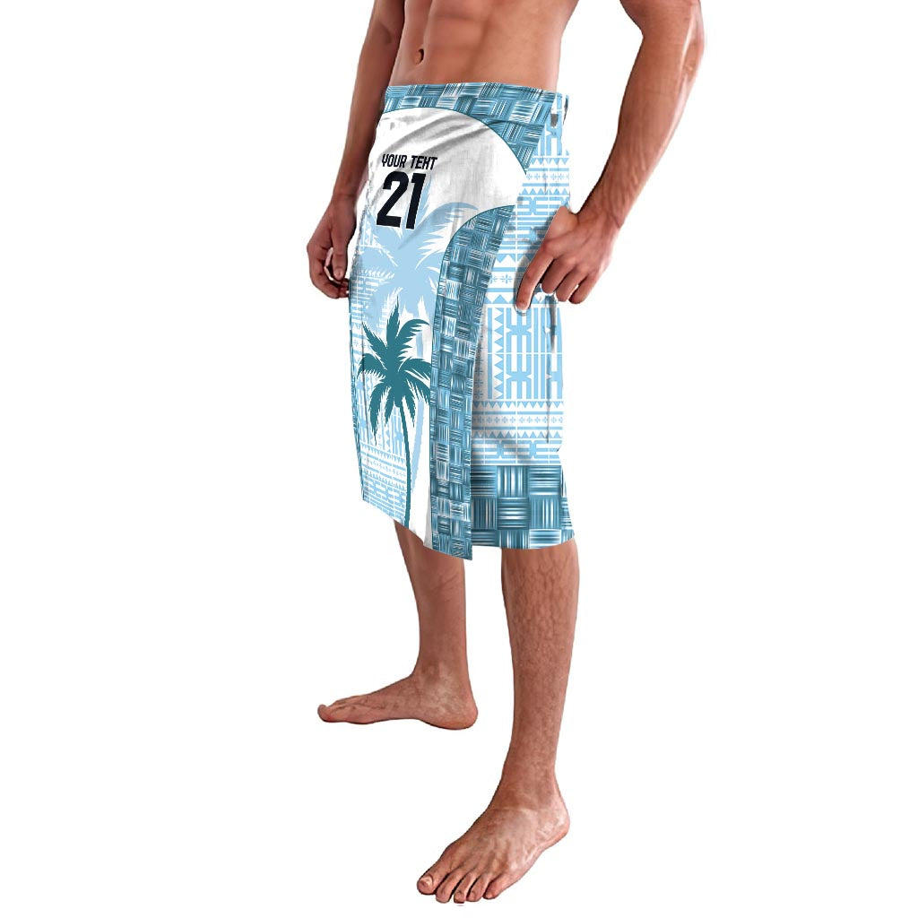 Custom Fiji Rugby Lavalava History Champions World Cup 7s - Bllue LT9 - Polynesian Pride