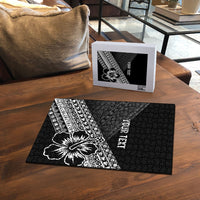 Custom Rugby Fiji Puzzle Black Traditional Masi Inspired LT9 - Polynesian Pride