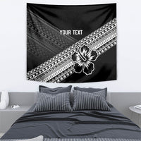 Custom Rugby Fiji Tapestry Black Traditional Masi Inspired LT9 - Polynesian Pride