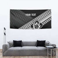 Custom Rugby Fiji Tapestry Black Traditional Masi Inspired LT9 - Polynesian Pride