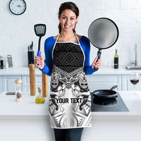 Custom Rugby New Zealand Black Fern Apron Niho Taniwha Inspired LT9 - Polynesian Pride