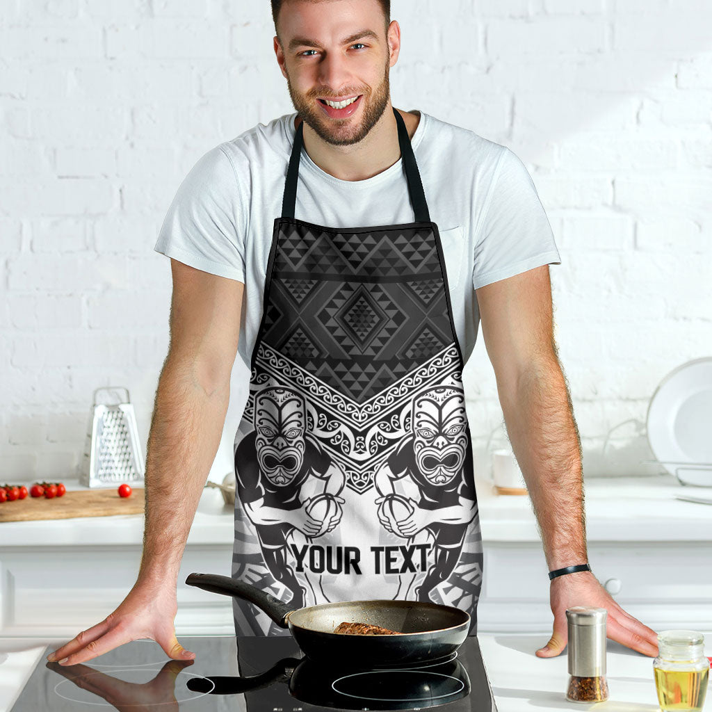 Custom Rugby New Zealand Black Fern Apron Niho Taniwha Inspired LT9 - Polynesian Pride