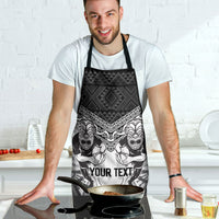 Custom Rugby New Zealand Black Fern Apron Niho Taniwha Inspired LT9 - Polynesian Pride