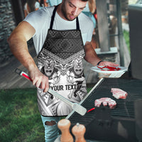 Custom Rugby New Zealand Black Fern Apron Niho Taniwha Inspired LT9 - Polynesian Pride