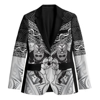 Custom Rugby New Zealand Black Fern Blazer Niho Taniwha Inspired LT9 Unisex White - Polynesian Pride