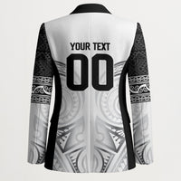 Custom Rugby New Zealand Black Fern Blazer Niho Taniwha Inspired LT9 - Polynesian Pride