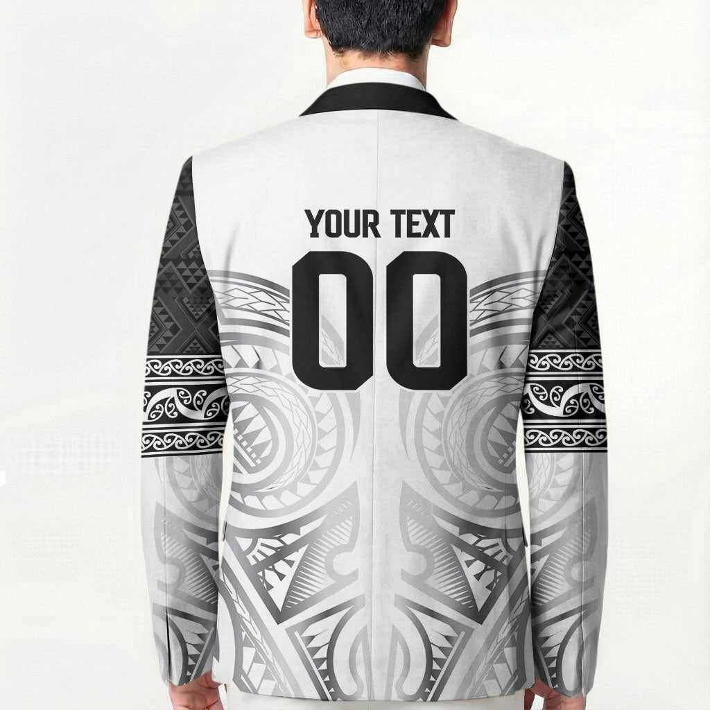 Custom Rugby New Zealand Black Fern Blazer Niho Taniwha Inspired LT9 - Polynesian Pride