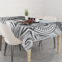 Custom Rugby New Zealand Black Fern Tablecloth Niho Taniwha Inspired LT9 - Polynesian Pride