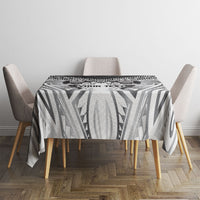 Custom Rugby New Zealand Black Fern Tablecloth Niho Taniwha Inspired LT9 - Polynesian Pride