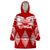 Tonga Rugby Wearable Blanket Hoodie Proud Tongan Ngatu Kupesi World Cup 2023 No1 LT9 One Size White - Polynesian Pride