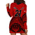 Custom Tonga Rugby Hoodie Dress Proud Tongan Ngatu Kupesi World Cup 2023 No2 LT9 - Polynesian Pride