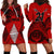 Custom Tonga Rugby Hoodie Dress Proud Tongan Ngatu Kupesi World Cup 2023 No2 LT9 - Polynesian Pride