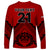 Custom Tonga Rugby Long Sleeve Shirt Proud Tongan Ngatu Kupesi World Cup 2023 No2 LT9 - Polynesian Pride